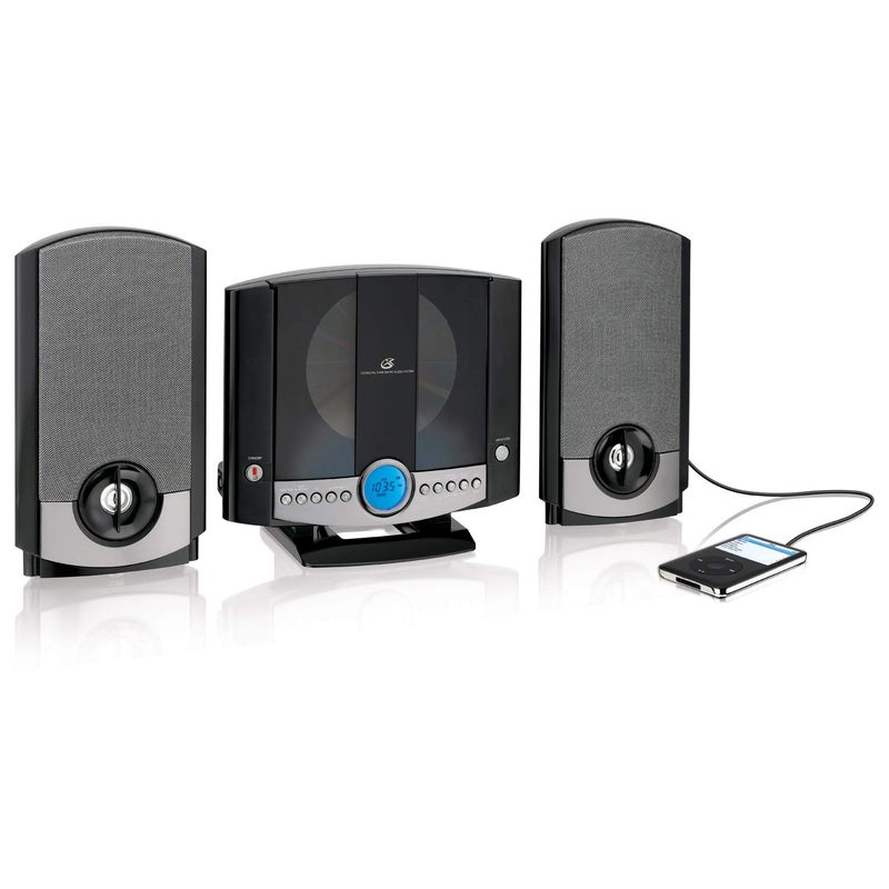 GPX HM3817DTBK Home Music System with Remote and AM/FM Radio Black - Image 2